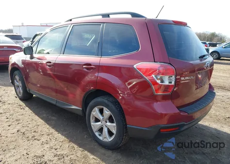 2015 Subaru Forester 2.5I z USA, uszkodzony, nr VIN JF2SJABC8FH522566